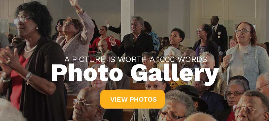 church members in the sanctuary